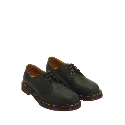 1461 3 Eye Shoe DMs Green Crazy Horse