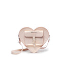Heart Backpack Powder Pink+Gold Shift Leather