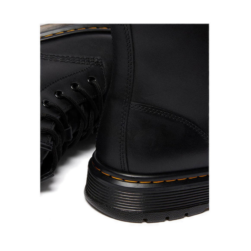 Brookline Chukka 6 Eye Boot Black Lusso