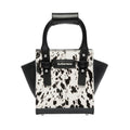 Xsmall Tote Bag Bag Cream+Black Dalmatian Print Hair On
