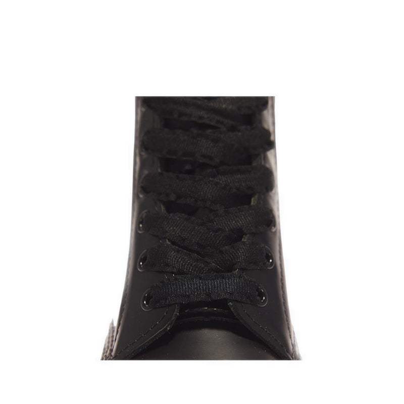 140cm Frill Ribbon Lace Black Recycled Polyester