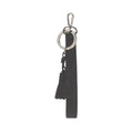 Logo+Tassel Keyring Black Smooth