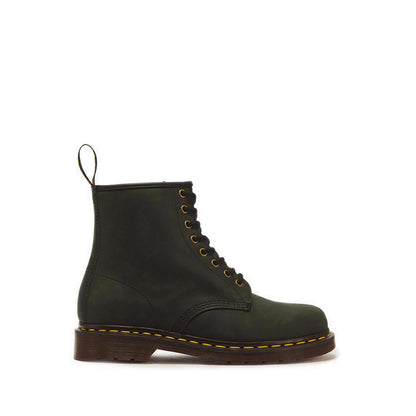 1460 8 Eye Boot DMs Green Crazy Horse