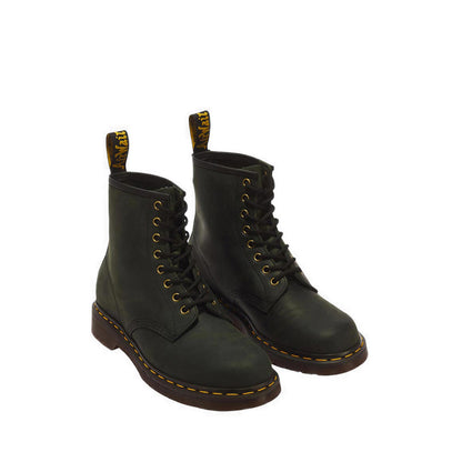 1460 8 Eye Boot DMs Green Crazy Horse