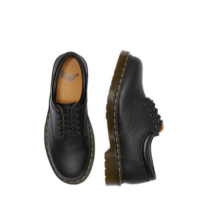 8053 5 Eyelet Shoe Padded Collar Black Nappa