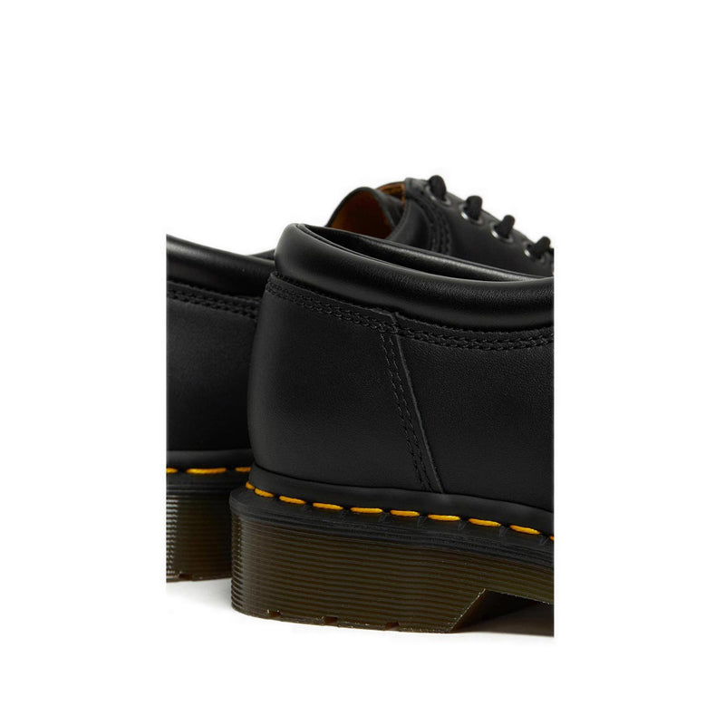 8053 5 Eyelet Shoe Padded Collar Black Nappa