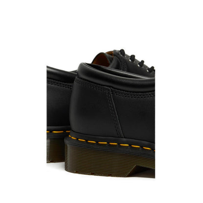 8053 5 Eyelet Shoe Padded Collar Black Nappa
