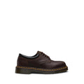 8053 5 Eyelet Shoe Padded Collar Dark Brown Crazy Horse