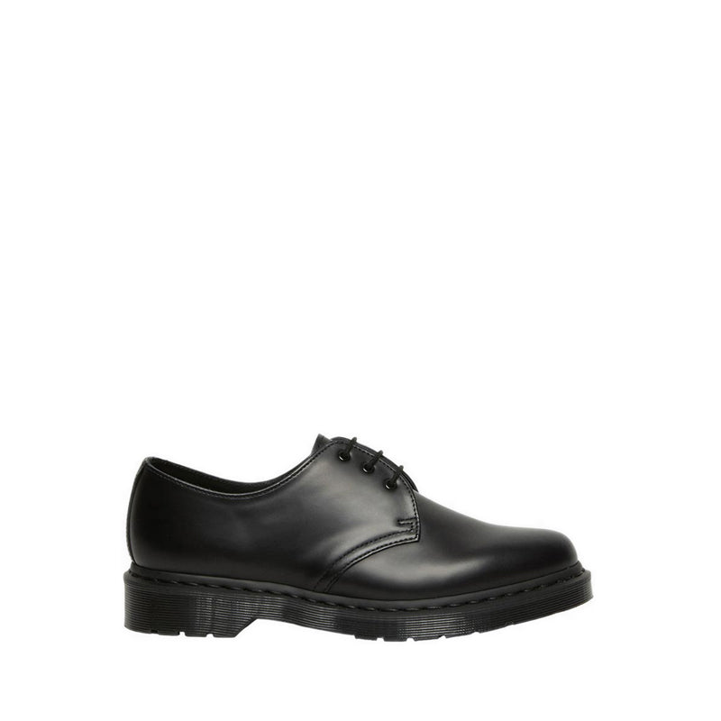 1461 Mono 3 Eyelet Shoe Black Smooth