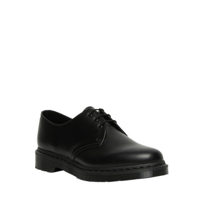 1461 Mono 3 Eyelet Shoe Black Smooth