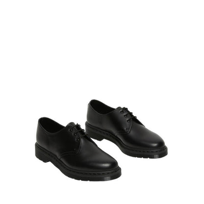 1461 Mono 3 Eyelet Shoe Black Smooth
