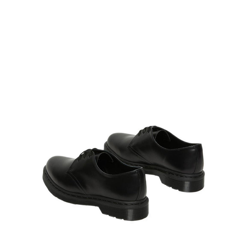 1461 Mono 3 Eyelet Shoe Black Smooth