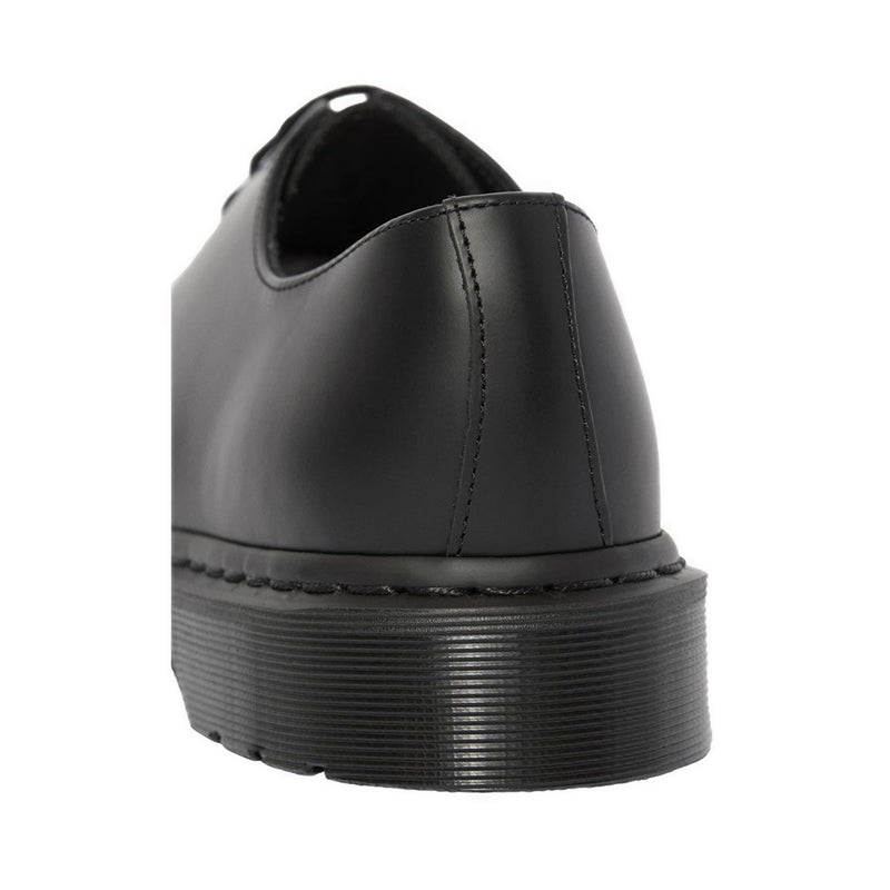1461 Mono 3 Eyelet Shoe Black Smooth