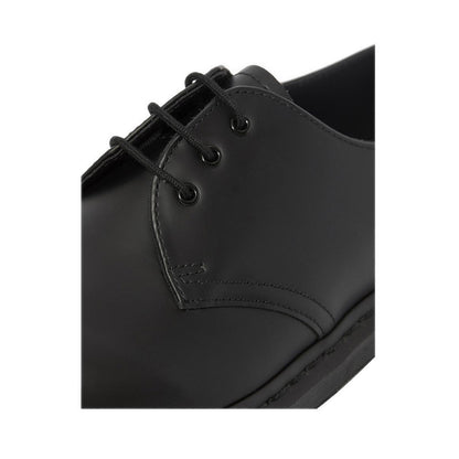 1461 Mono 3 Eyelet Shoe Black Smooth