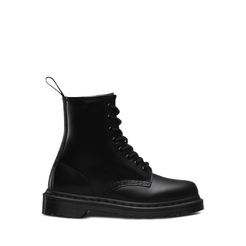 1460 Mono 8 Eyelet Boot Black Smooth