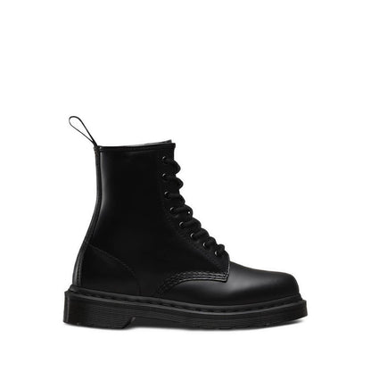 1460 Mono 8 Eyelet Boot Black Smooth