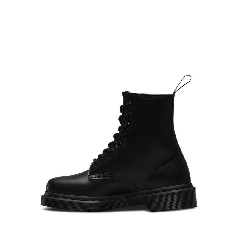 1460 Mono 8 Eyelet Boot Black Smooth