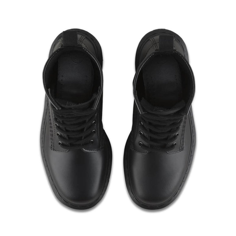 1460 Mono 8 Eyelet Boot Black Smooth