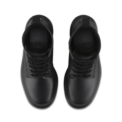 1460 Mono 8 Eyelet Boot Black Smooth