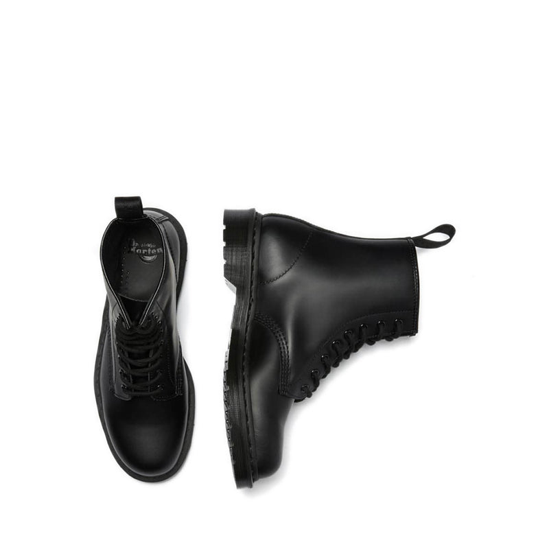 1460 Mono 8 Eyelet Boot Black Smooth