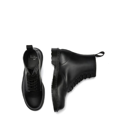 1460 Mono 8 Eyelet Boot Black Smooth