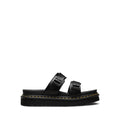 Zebrilus Myles Leather Sandals - Black