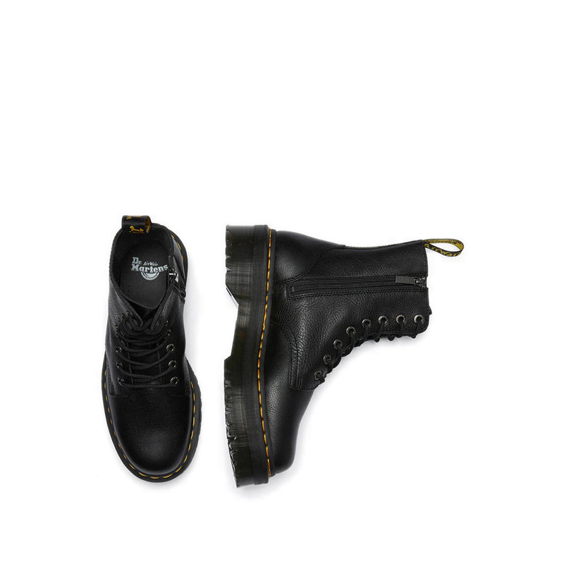 Jadon III 8 Eye Boot Black Pisa