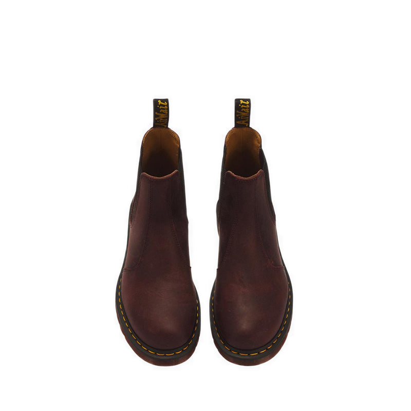 2976 YS Chelsea Boot Cherry Red Crazy Horse