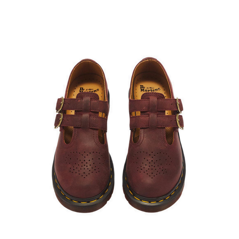 8065 Mary Jane Cherry Red Crazy Horse