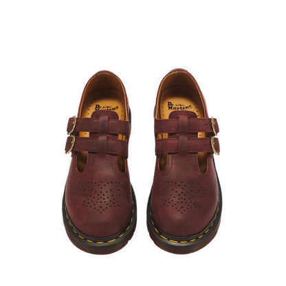 8065 Mary Jane Cherry Red Crazy Horse