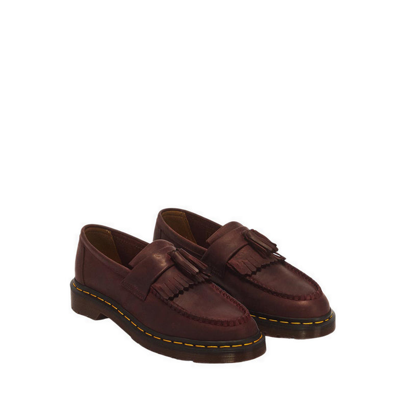 Adrian Tassel Loafer Cherry Red Crazy Horse