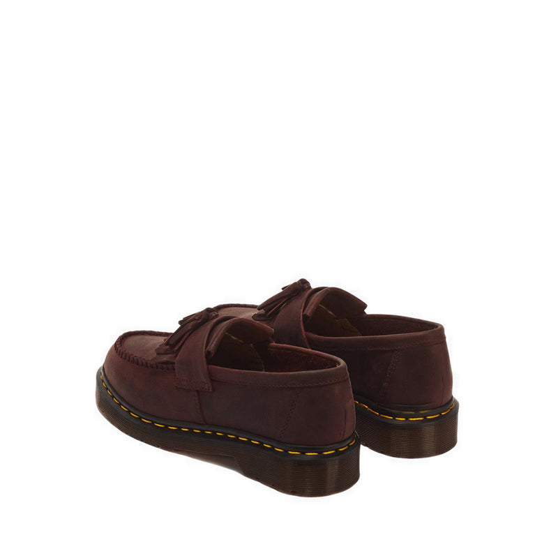 Adrian Tassel Loafer Cherry Red Crazy Horse