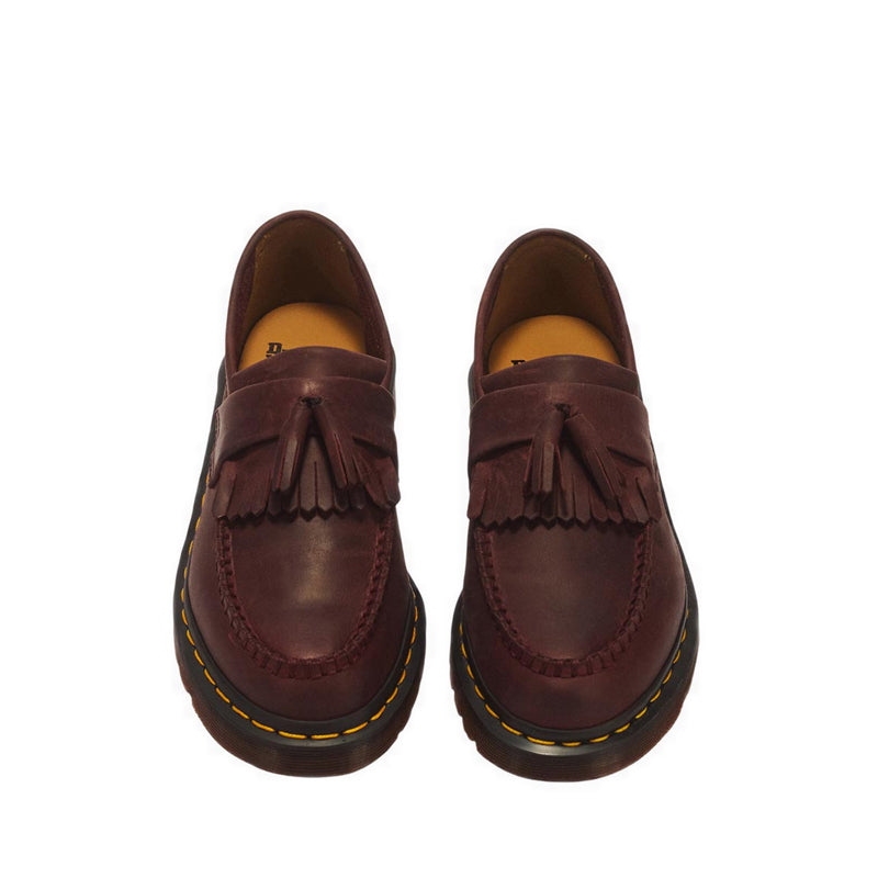 Adrian Tassel Loafer Cherry Red Crazy Horse