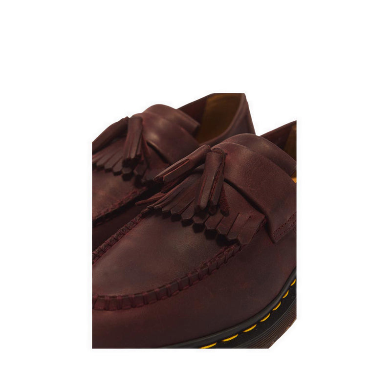 Adrian Tassel Loafer Cherry Red Crazy Horse