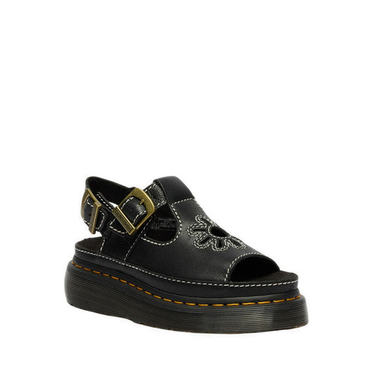 Dunnet Flower Sandal Black AR Rogue