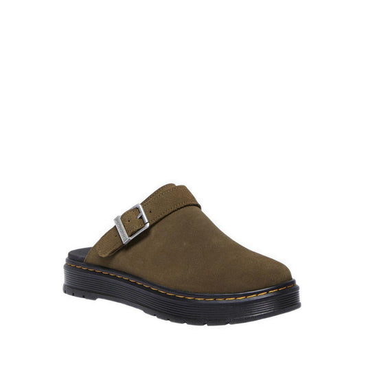 Brookline Mule DMs Olive Bronx Suede
