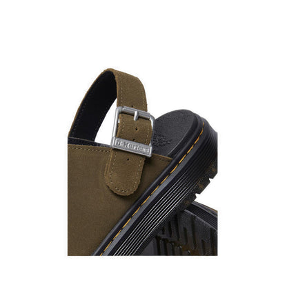 Brookline Mule DMs Olive Bronx Suede