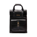 Backpack Black Kiev+Diamond Emboss Full Grain