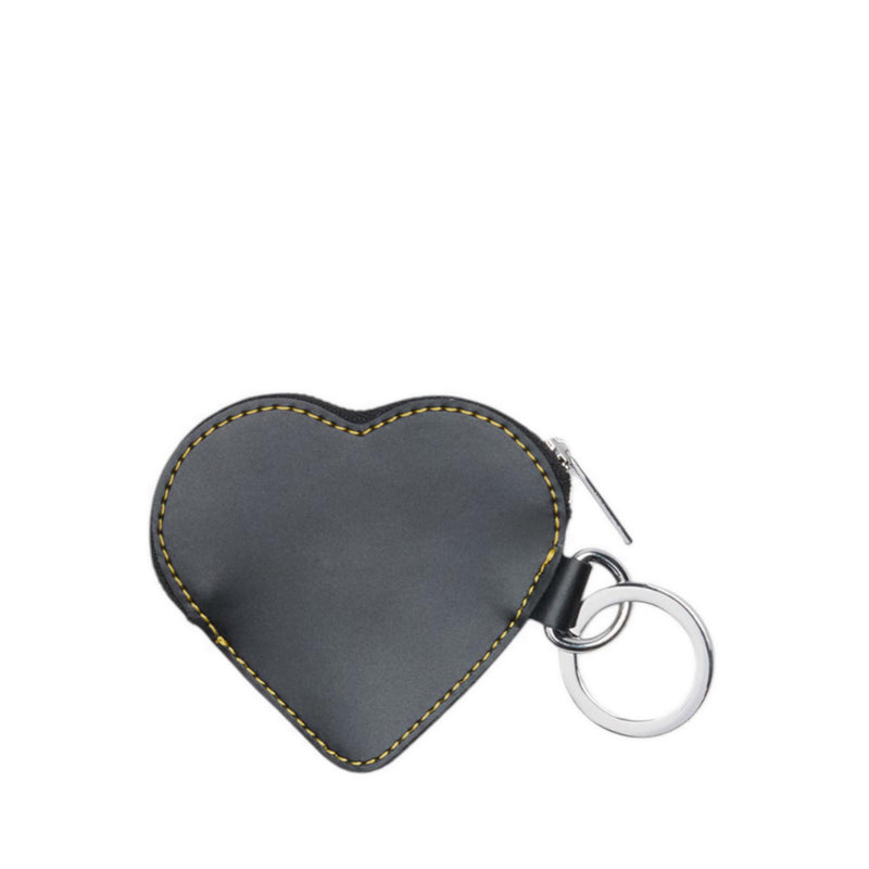 Heart Purse Keyring Purse Black Kiev