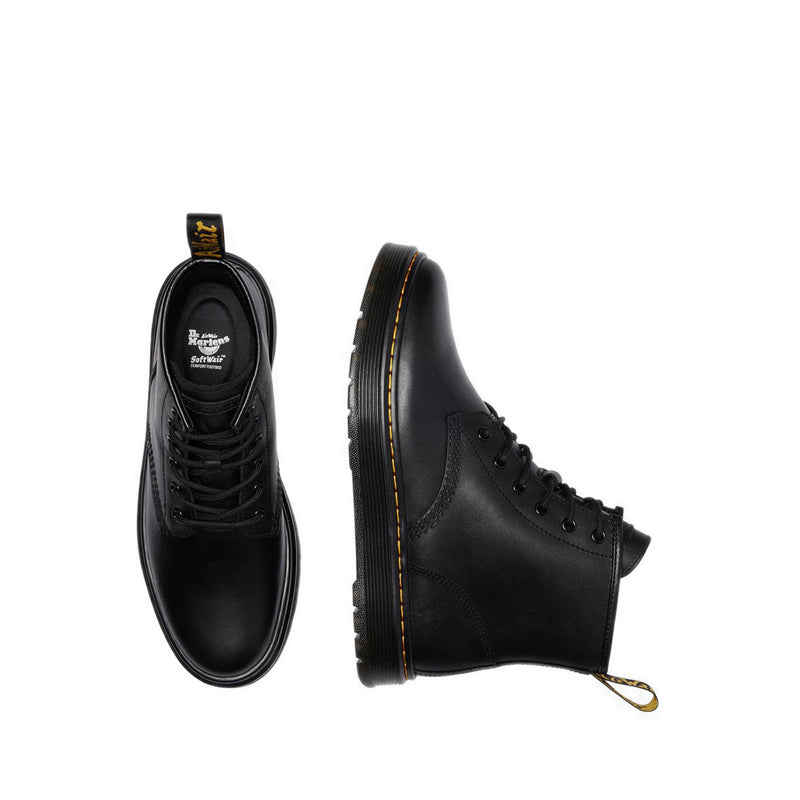 Brookline Chukka 6 Eye Boot Black Lusso