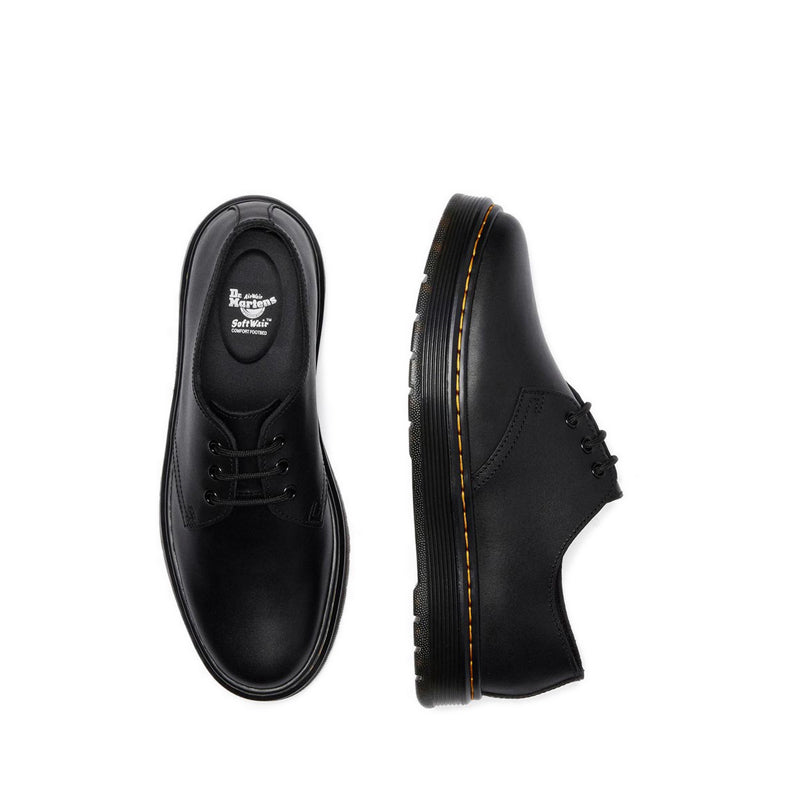 Brookline Lo 3 Eye Shoe Black Lusso