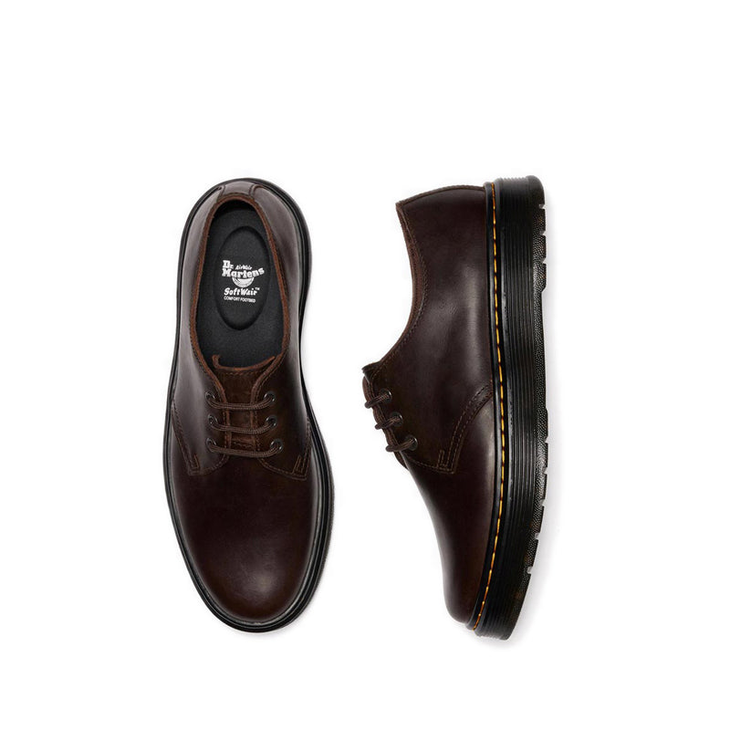 Brookline Lo 3 Eye Shoe Dark Brown Crazy Horse