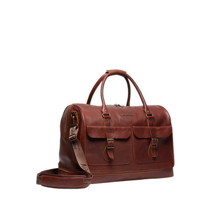 Weekender Soft Leather Bag - Cashew