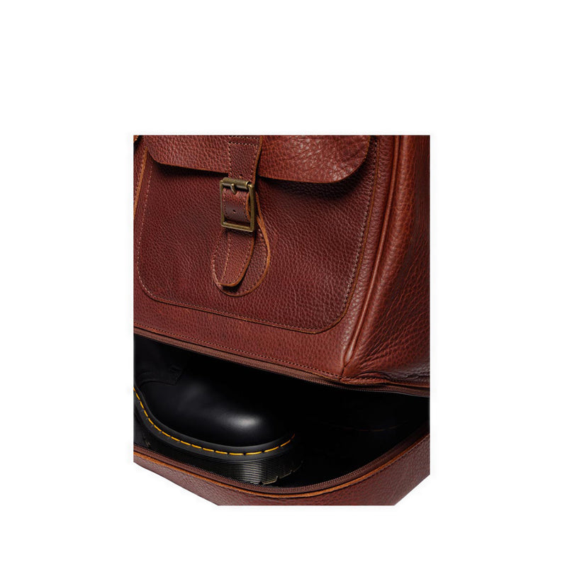 Weekender Soft Leather Bag - Cashew
