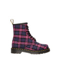 1460 59 8 Eye Boot Pink Multi Tartan Woven