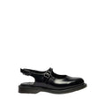 Madaline Smooth Leather Mary Janes - Black