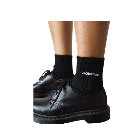 Short Socks Black Organic Cotton Blend