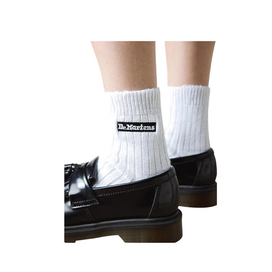 Short Socks White Organic Cotton Blend