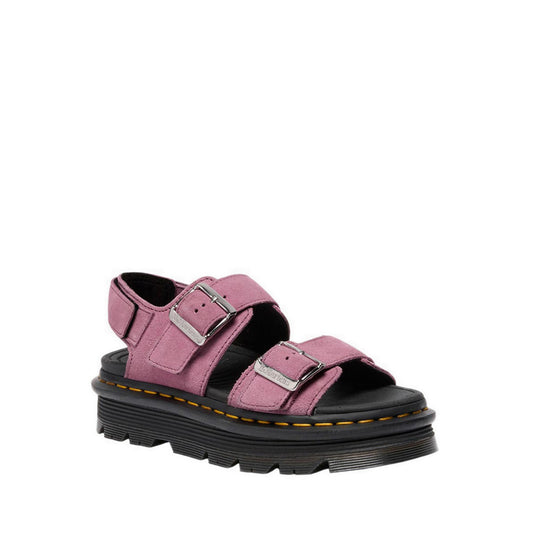 Zebzag Sandal Muted Purple  E.H. Suede