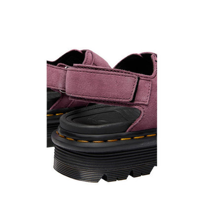 Zebzag Sandal Muted Purple  E.H. Suede